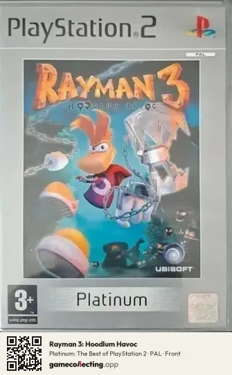 Rayman 3: Hoodlum Havoc PlayStation 2, PAL box front