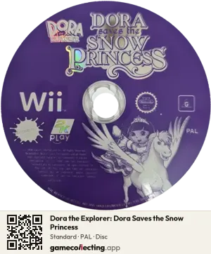 Dora the Explorer: Dora Saves the Snow Princess Nintendo Wii, PAL disc