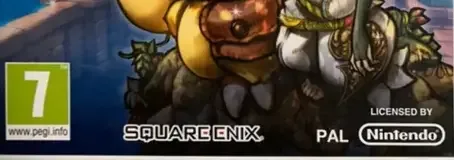 Final Fantasy Fables: Chocobo's Dungeon, the PEGI square on its front