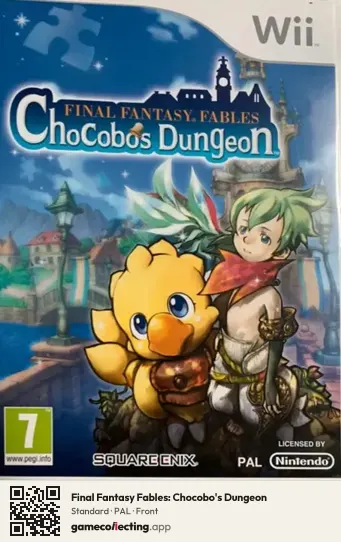 Final Fantasy Fables: Chocobo's Dungeon Nintendo Wii, PAL box front