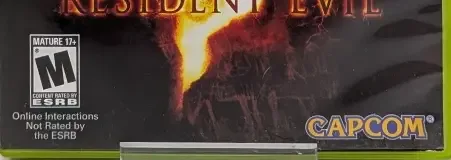 Resident Evil 5, the ESRB box on its front