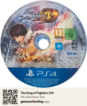 The King of Fighters XIV PlayStation 4, PAL disc