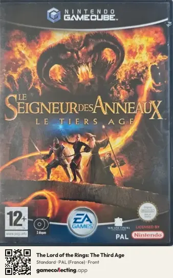 The Lord of the Rings: The Third Age Nintendo GameCube, France box front