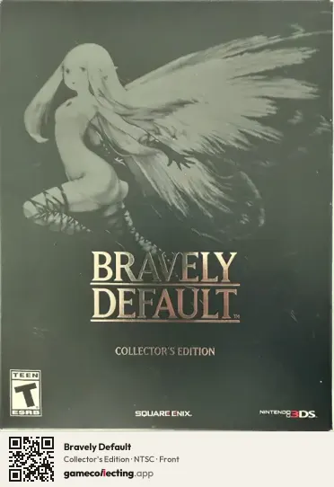 Bravely Default Nintendo 3DS, NTSC box front