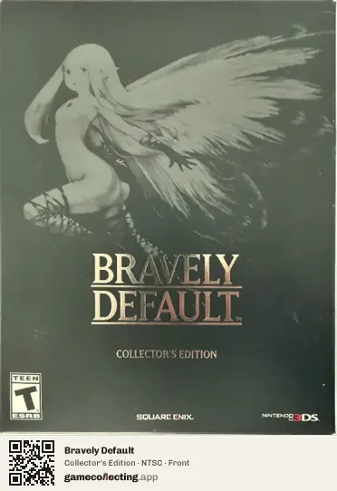 Bravely Default Nintendo 3DS, NTSC box front