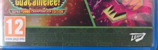 Guacamelee! One-Two Punch Collection, the PEGI square on its front