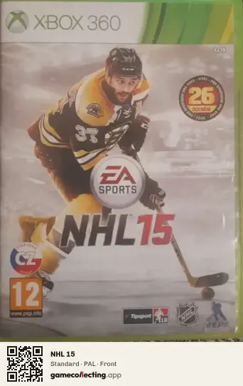 NHL 15 Xbox 360, PAL box front