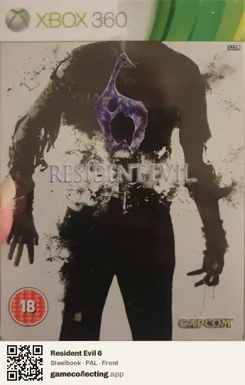 Resident Evil 6 Xbox 360, PAL box front
