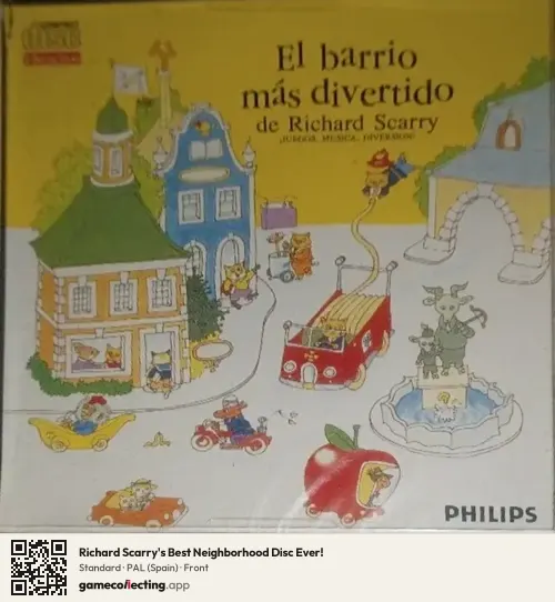 Richard Scarry's Best Neighborhood Disc Ever! Philips CD-i, Spain box front