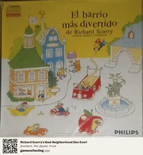 Richard Scarry's Best Neighborhood Disc Ever! Philips CD-i, Spain box front