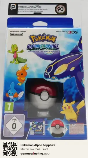 Pokémon Alpha Sapphire Nintendo 3DS, PAL box front