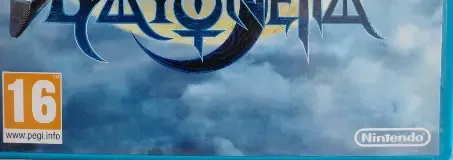 Bayonetta 2, the PEGI square on its front