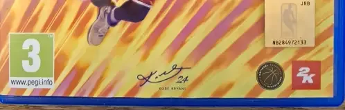 NBA 2K24, the PEGI square on its front