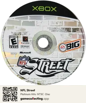 NFL Street Xbox, NTSC disc