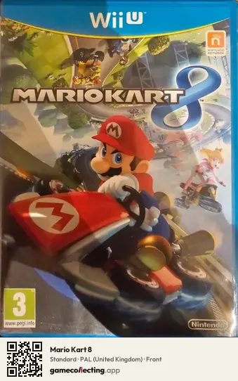 Mario Kart 8 Nintendo Wii U, United Kingdom box front