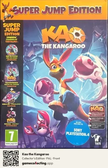 Kao the Kangaroo PlayStation 4, PAL box front
