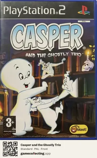 Casper and the Ghostly Trio PlayStation 2, PAL box front