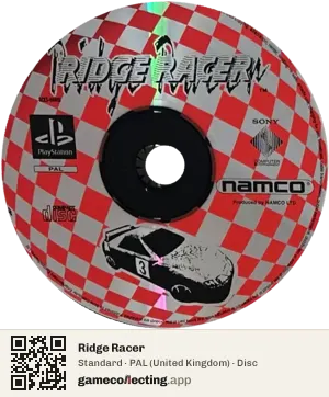 Ridge Racer PlayStation, PAL disc