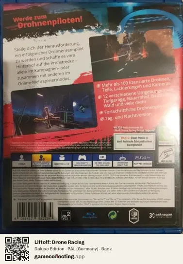 Liftoff: Drone Racing PlayStation 4, Germany box back