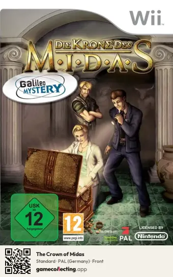 The Crown of Midas Nintendo Wii, Germany box front