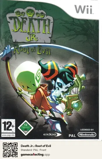 Death Jr.: Root of Evil Nintendo Wii, PAL box front