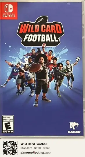 Wild Card Football Nintendo Switch, NTSC box front