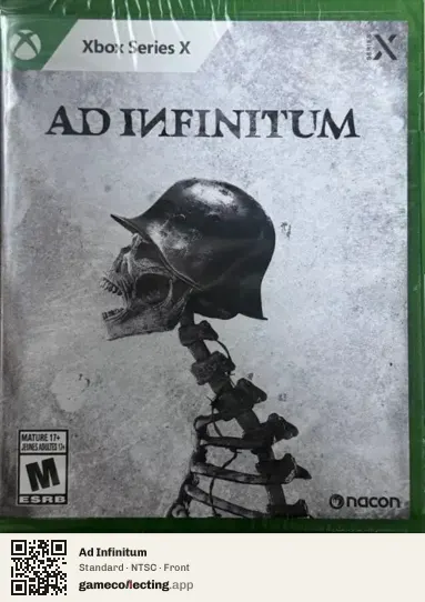 Ad Infinitum Xbox Series X, NTSC box front