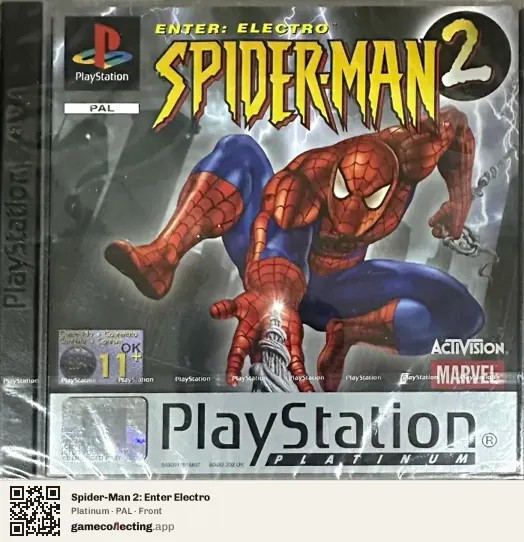 Spider-Man 2: Enter Electro PlayStation, PAL box front