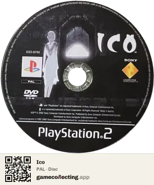 Ico PlayStation 2, PAL disc