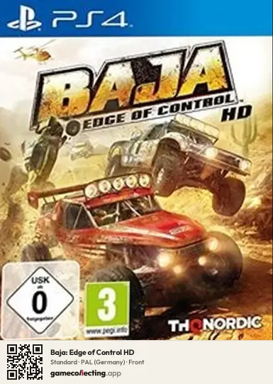 Baja: Edge of Control HD PlayStation 4, Germany box front
