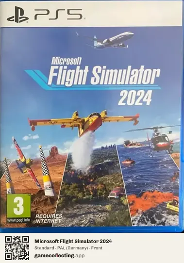 Microsoft Flight Simulator 2024 PlayStation 5, Germany box front