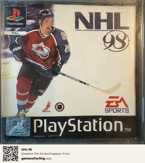 NHL 98 PlayStation, United Kingdom box front