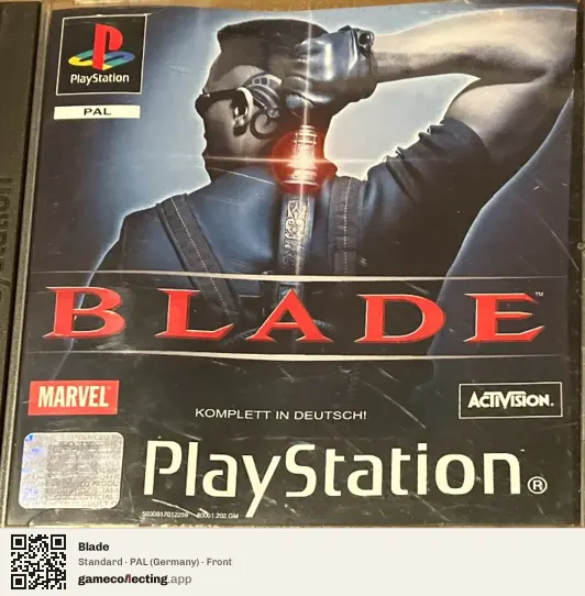 Blade PlayStation, Germany box front
