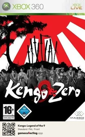 Kengo: Legend of the 9 Xbox 360, PAL box front