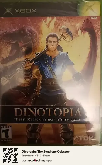 Dinotopia: The Sunstone Odyssey Xbox, NTSC box front