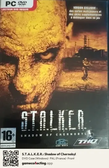 S.T.A.L.K.E.R.: Shadow of Chernobyl Computer, France box front