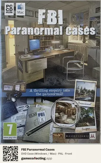 FBI Paranormal Cases Computer, PAL box front