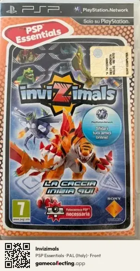 Invizimals PlayStation Portable, Italy box front