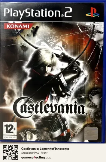 Castlevania: Lament of Innocence PlayStation 2, PAL box front
