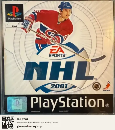 NHL 2001 PlayStation, Nordic countries box front