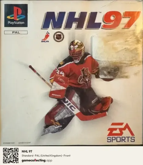 NHL 97 PlayStation, United Kingdom box front