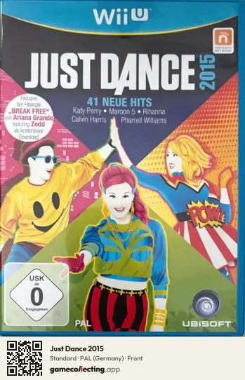Just Dance 2015 Nintendo Wii U, Germany box front