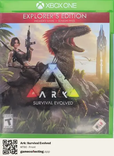 Ark: Survival Evolved Xbox One, NTSC box front