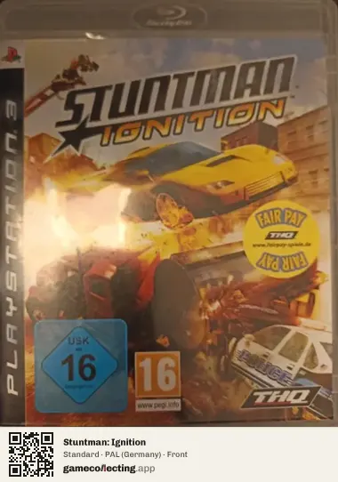 Stuntman: Ignition PlayStation 3, Germany box front