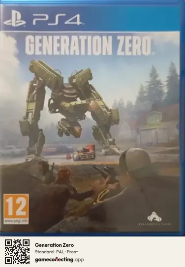 Generation Zero PlayStation 4, PAL box front