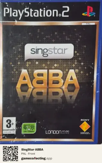 SingStar ABBA PlayStation 2, PAL box front