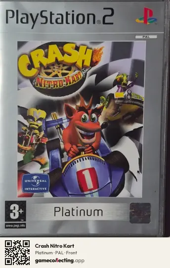 Crash Nitro Kart PlayStation 2, PAL box front
