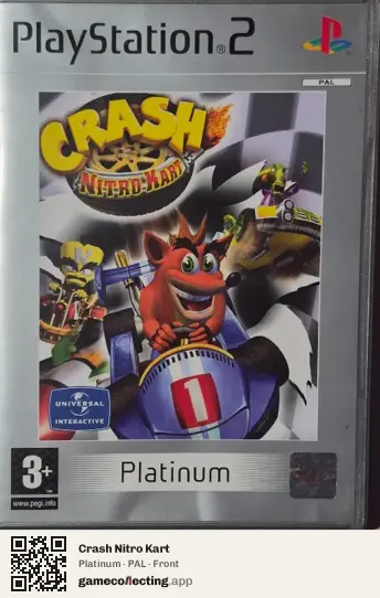 Crash Nitro Kart PlayStation 2, PAL box front