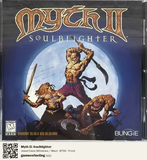 Myth II: Soulblighter Computer, NTSC box front
