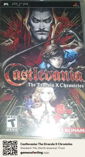 Castlevania: The Dracula X Chronicles PlayStation Portable, North America box front